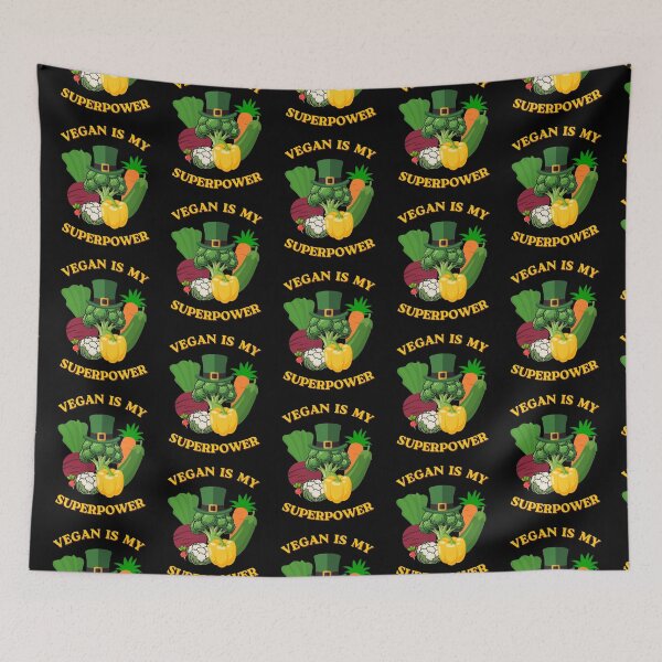 Item preview, Vegan Is My Superpower Funny Gifts For Vegetarians  designed and sold by zebek-design.