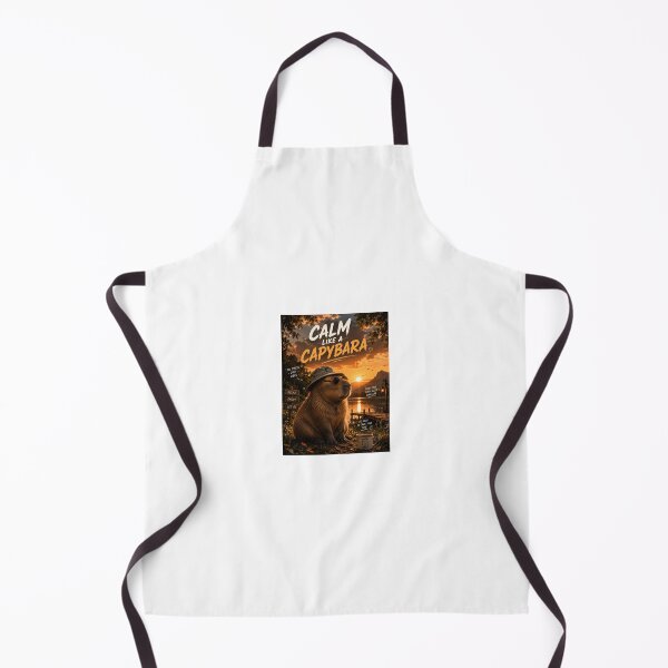 Item preview, Calm Like A Capybara - Chill Sunset Vibe Artwork designed and sold by Ak-art-shop.