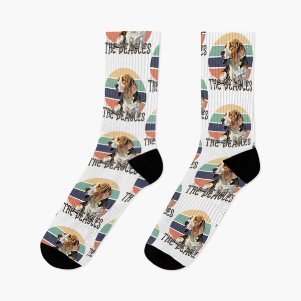 Item preview, The Beagles Cute Beagle Vintage Retro Distressed Sunset designed and sold by adriana-holmes.