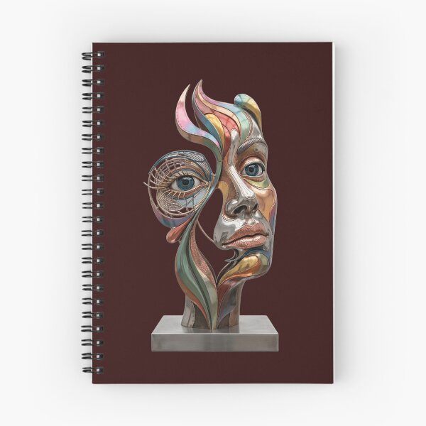 Item preview, Abstract Surreal Metal Face designed and sold by  Color & Form.