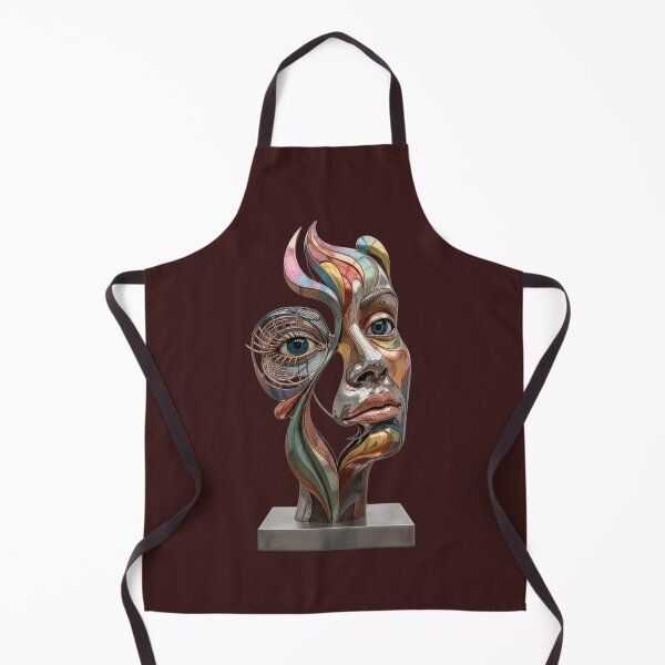 Item preview, Abstract Surreal Metal Face designed and sold by Color & Form.