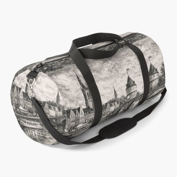 Item preview, A drawing of Kortrijk, Belgium – A Beautiful City in Europe. designed and sold by GalleryKauffeld.