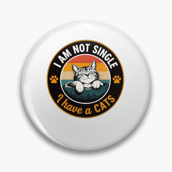 Item preview, I Am Not Single I Have A Cats Cat Owner Pet Lover Feline Humor designed and sold by JonesFlora2025.