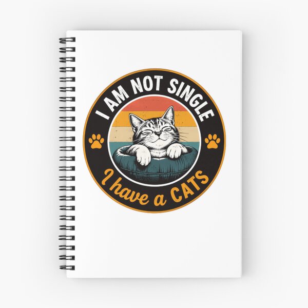 Item preview, I Am Not Single I Have A Cats Cat Owner Pet Lover Feline Humor designed and sold by JonesFlora2025.