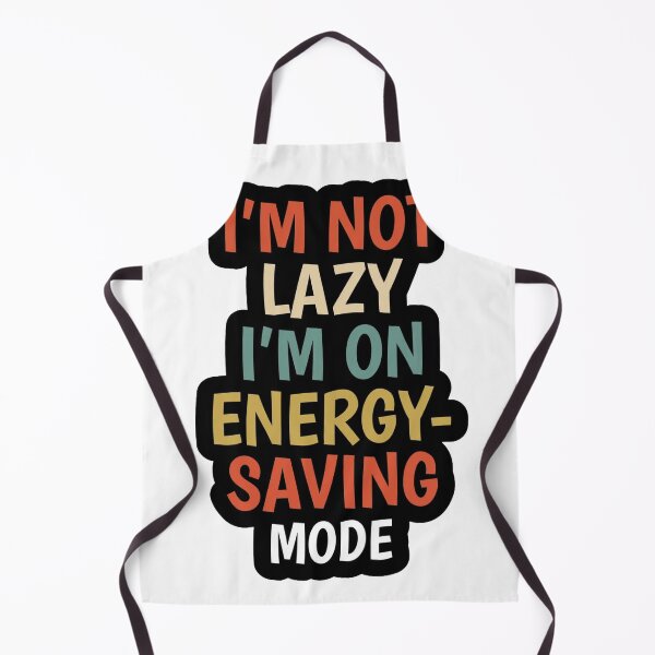Item preview, I'm Not Lazy I'm On Energy Saving Mode - Funny Retro Shirt designed and sold by Benevoleantrr.