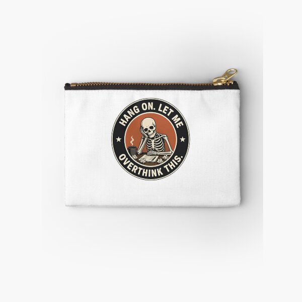 Item preview, Hang On. Let Me Overthink This. Overthinker Anxiety Humor Thinker designed and sold by JonesFlora2025.