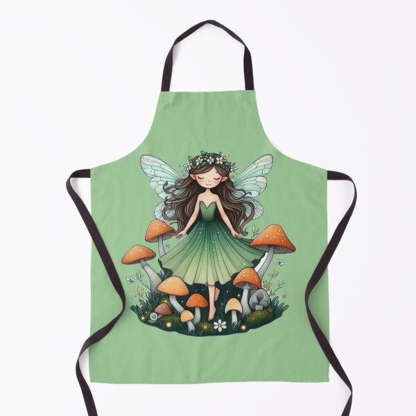 Item preview, Forest Fairy Mushroom Garden Kawaii Sticker designed and sold by NerdiPop.