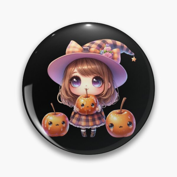 Item preview, Maple – The Caramel Apple Witch | Spooky Cuties designed and sold by bella-rosa87.
