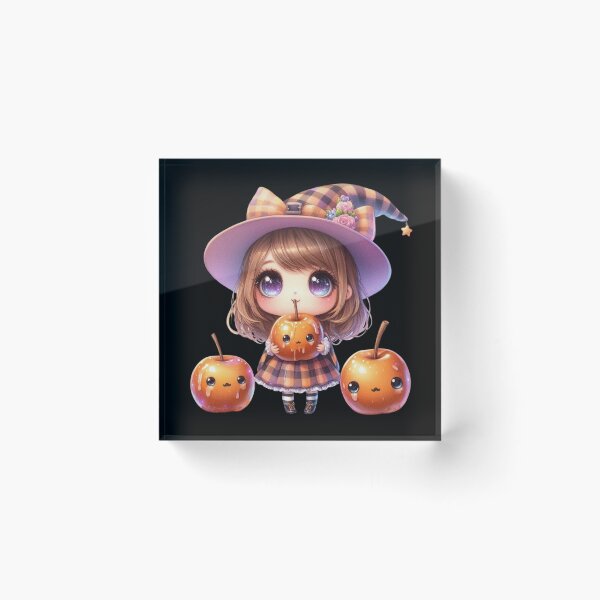 Item preview, Maple – The Caramel Apple Witch | Spooky Cuties designed and sold by bella-rosa87.