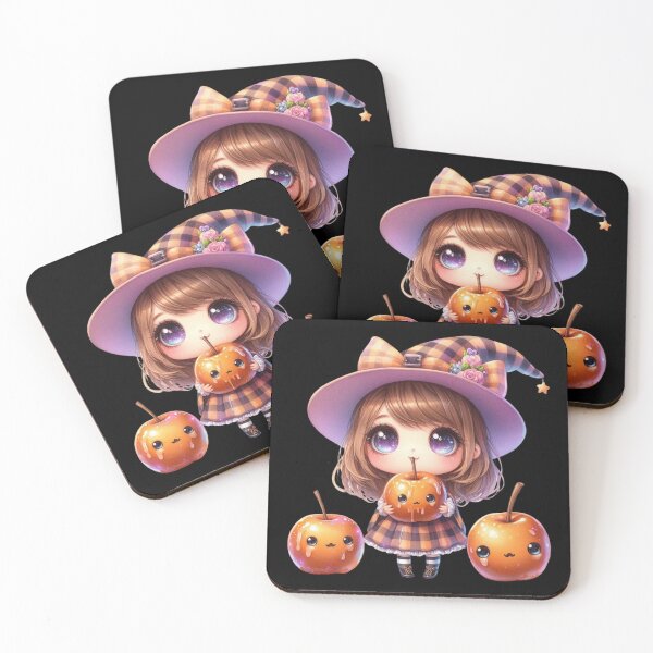 Item preview, Maple – The Caramel Apple Witch | Spooky Cuties designed and sold by bella-rosa87.