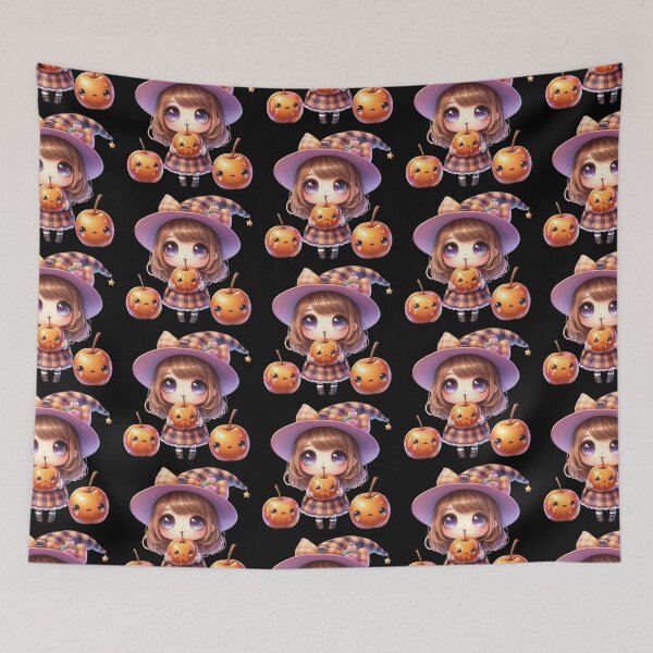 Item preview, Maple – The Caramel Apple Witch | Spooky Cuties designed and sold by bella-rosa87.