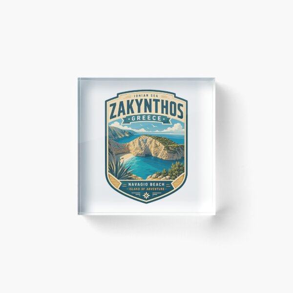 Item preview, Ionian Sea Zakynthos Greece Navagio Beach Island Of Adventure Travel Souvenir designed and sold by Simsimah26Parks.
