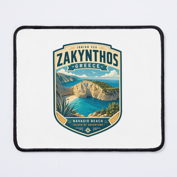 Item preview, Ionian Sea Zakynthos Greece Navagio Beach Island Of Adventure Travel Souvenir designed and sold by Simsimah26Parks.