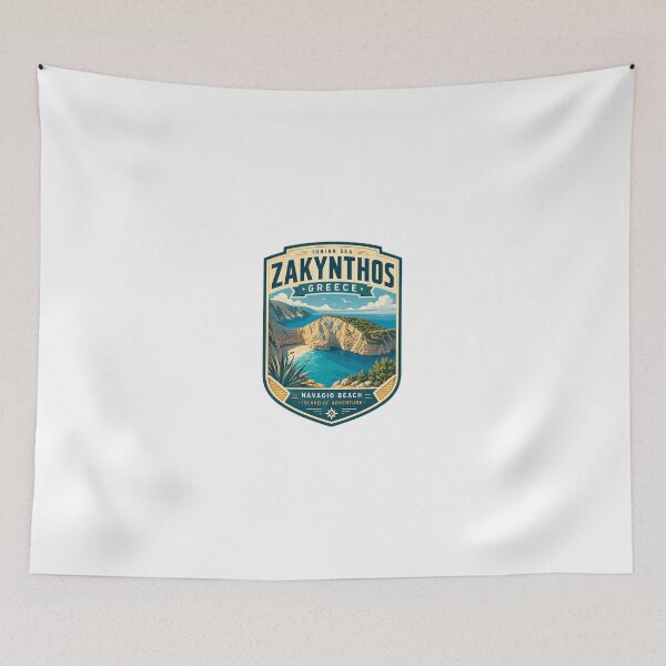 Item preview, Ionian Sea Zakynthos Greece Navagio Beach Island Of Adventure Travel Souvenir designed and sold by Simsimah26Parks.