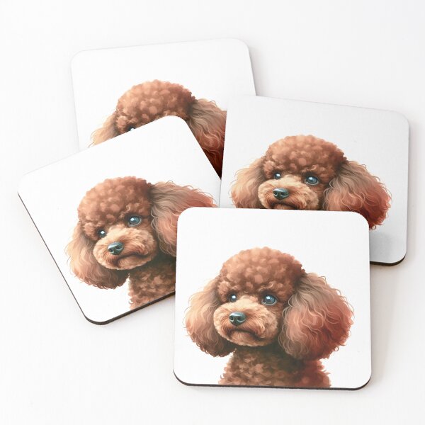 Item preview, Cute Brown Poodle Puppy with Bright Eyes designed and sold by adriana-holmes.