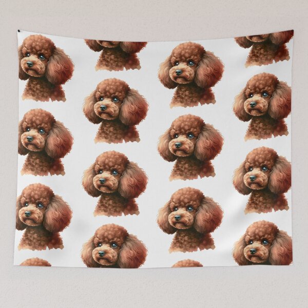 Item preview, Cute Brown Poodle Puppy with Bright Eyes designed and sold by adriana-holmes.