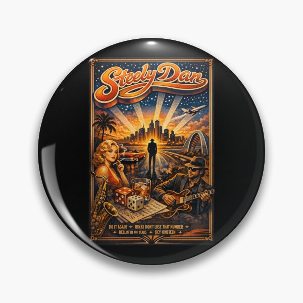 Item preview, Steely Dan poster designed and sold by Halifaxartguy.