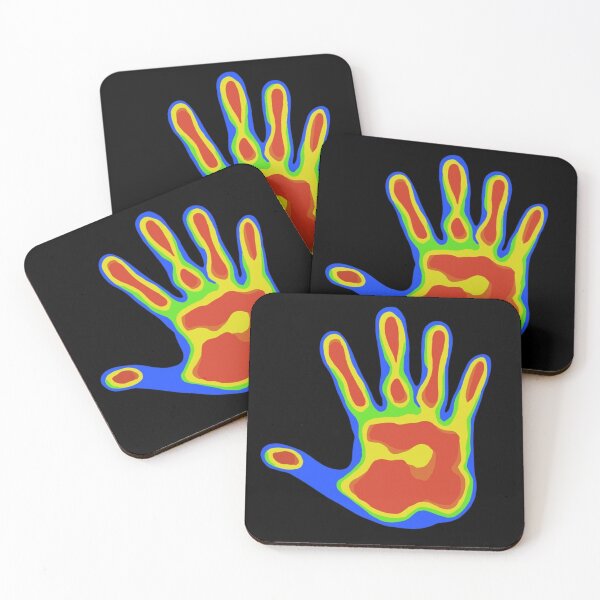 Item preview, Handprint Heat Map Design designed and sold by Spring Things.
