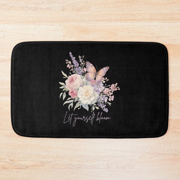 Item preview, Let Yourself Bloom Floral Butterfly Aesthetic | Inspirational Flower Quote designed and sold by BLOOMVELLE.