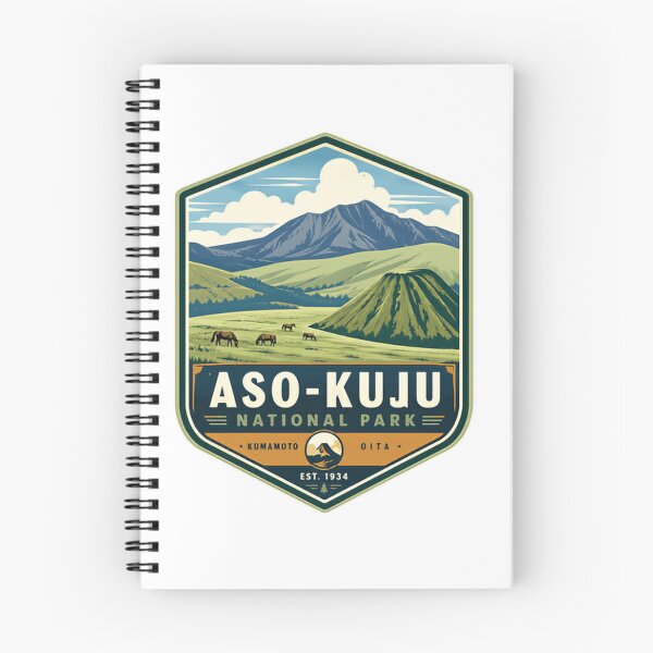 Item preview, Aso-Kuju National Park Japan Travel Souvenir Kumamoto Oita Hiking Nature designed and sold by Simsimah26Parks.