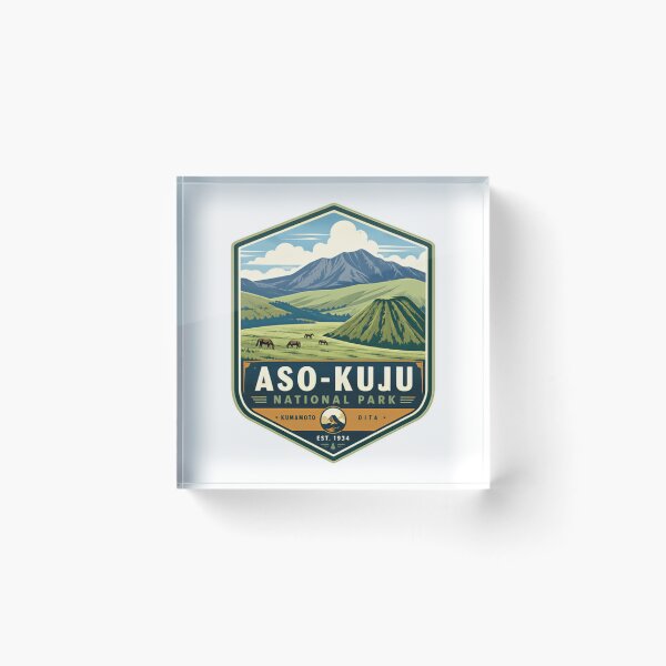 Item preview, Aso-Kuju National Park Japan Travel Souvenir Kumamoto Oita Hiking Nature designed and sold by Simsimah26Parks.