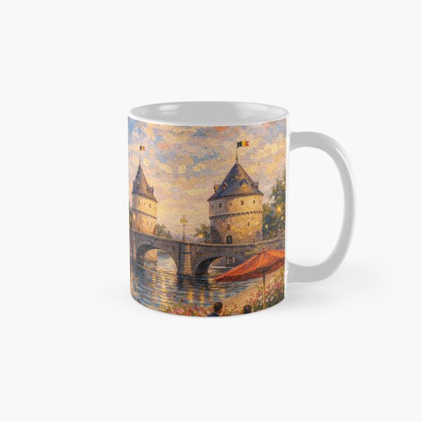 Item preview, A painting of Kortrijk, Belgium – A Beautiful City in Europe. designed and sold by GalleryKauffeld.