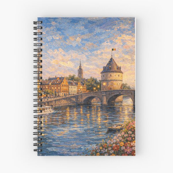 Item preview, A painting of Kortrijk, Belgium – A Beautiful City in Europe. designed and sold by GalleryKauffeld.