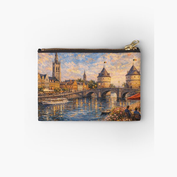 Item preview, A painting of Kortrijk, Belgium – A Beautiful City in Europe. designed and sold by GalleryKauffeld.
