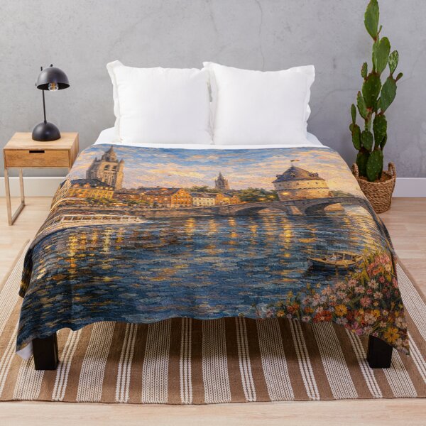 Item preview, A painting of Kortrijk, Belgium – A Beautiful City in Europe. designed and sold by GalleryKauffeld.
