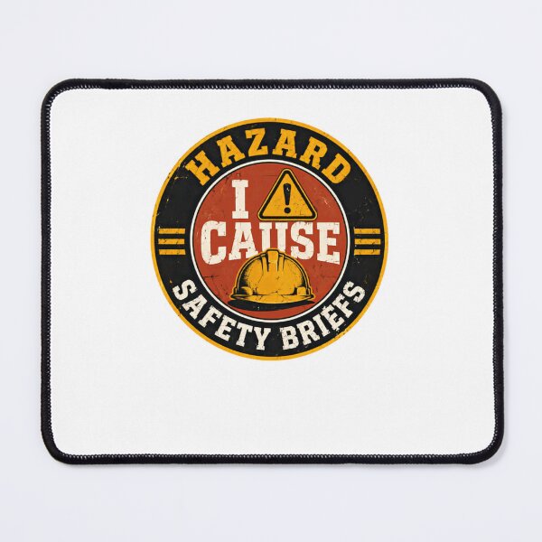 Item preview, Hazard I Cause Safety Briefs Construction Worker Humor Foreman Safety Professional designed and sold by JonesFlora2025.