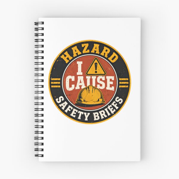 Item preview, Hazard I Cause Safety Briefs Construction Worker Humor Foreman Safety Professional designed and sold by JonesFlora2025.