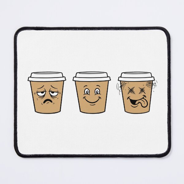 Item preview, Tired Before Coffee, Happy After One, Dead After Five - Dark Humor Coffee designed and sold by ExpressoJungle.