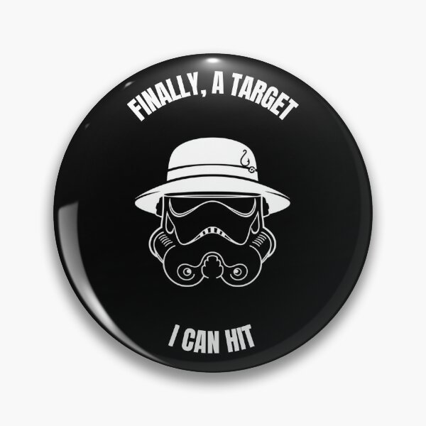 Item preview, Finally A Target I Can Hit - Funny Space Soldier Fishing designed and sold by GeekAnglerStore.