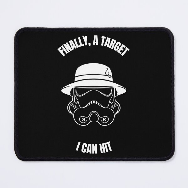 Item preview, Finally A Target I Can Hit - Funny Space Soldier Fishing designed and sold by GeekAnglerStore.