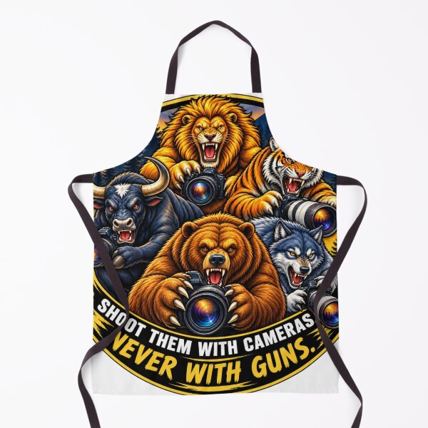 Item preview, Shoot Wild Animals with Cameras, Never with Guns designed and sold by AllRoundTees.
