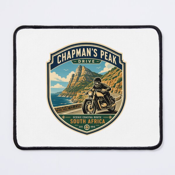 Item preview, Chapman's Peak Drive South Africa Scenic Coastal Route Motorcyclist Traveler designed and sold by Simsimah26Parks.