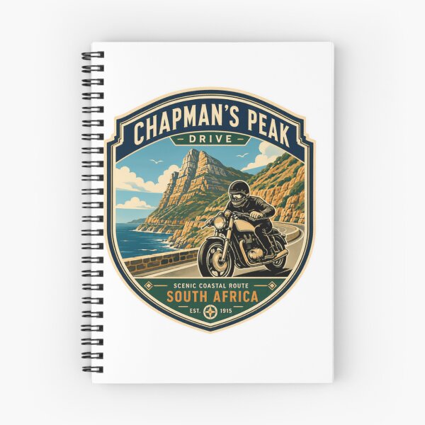 Item preview, Chapman's Peak Drive South Africa Scenic Coastal Route Motorcyclist Traveler designed and sold by Simsimah26Parks.