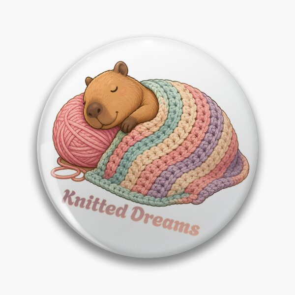 Item preview, Knitted Dreams – Cozy Capybara Wrapped in a Blanket designed and sold by Buli89.