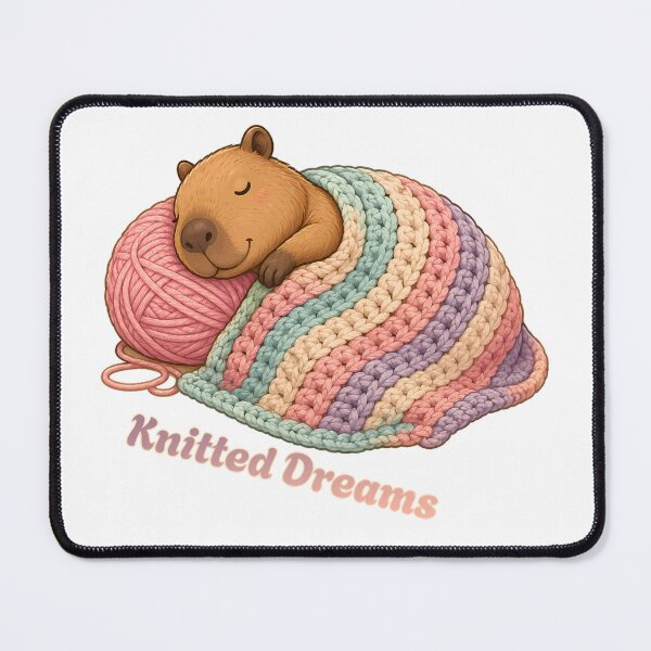Item preview, Knitted Dreams – Cozy Capybara Wrapped in a Blanket designed and sold by Buli89.