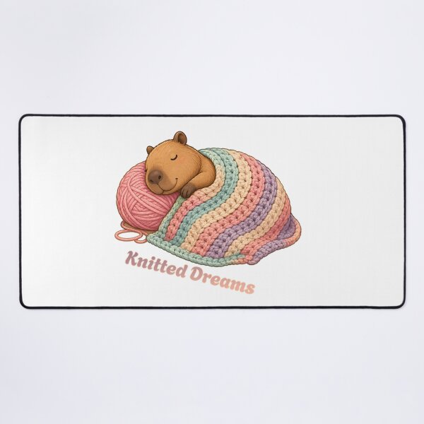 Item preview, Knitted Dreams – Cozy Capybara Wrapped in a Blanket designed and sold by Buli89.
