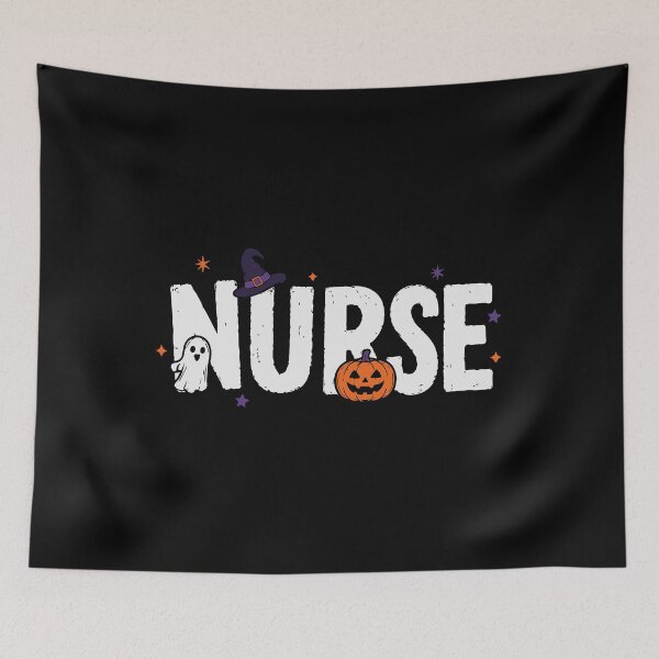 Item preview, NURSE HALLOWEEN ghost hat pumpkin designed and sold by YNELENT.