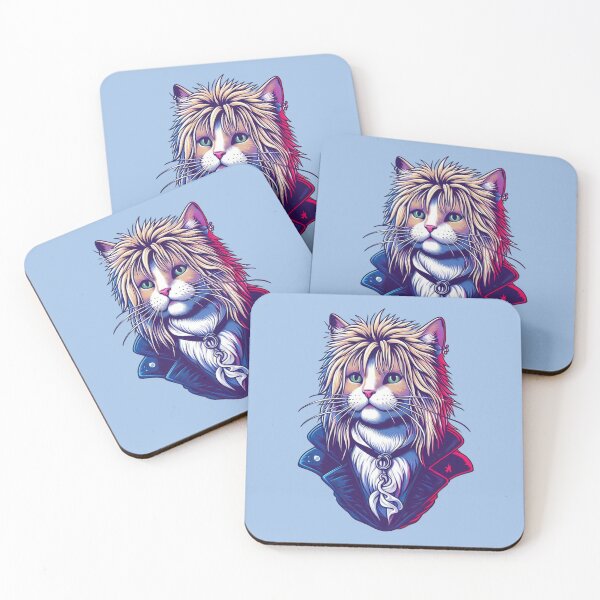 Item preview, Purrreth the Goblin King Labyrinth Cat Sticker designed and sold by NerdiPop.