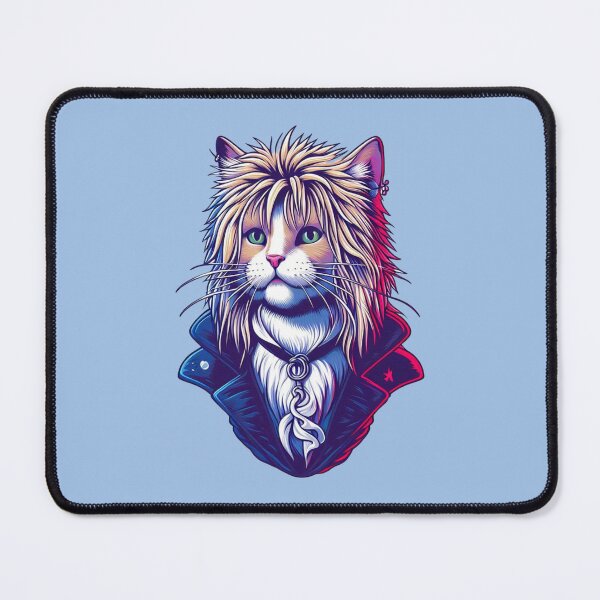 Item preview, Purrreth the Goblin King Labyrinth Cat Sticker designed and sold by NerdiPop.