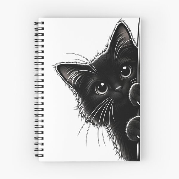 Item preview, Black Cat Crouching Silhouette | Playful Minimalist Cat Design | Cat Lover Gift designed and sold by Skedart.