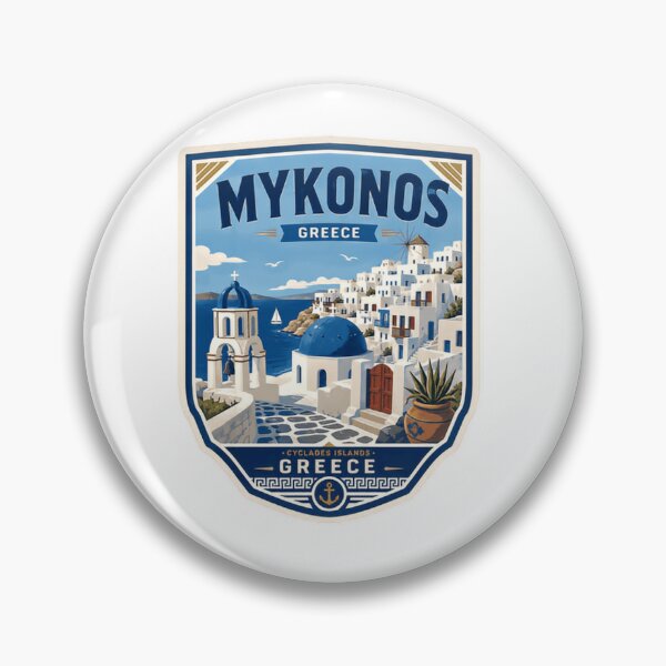 Item preview, Mykonos Greece Cyclades Islands Traveler Vacationer Souvenir designed and sold by Simsimah26Parks.