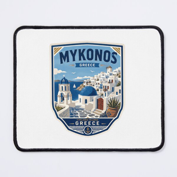 Item preview, Mykonos Greece Cyclades Islands Traveler Vacationer Souvenir designed and sold by Simsimah26Parks.