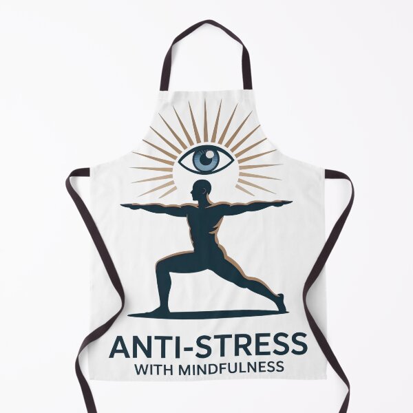 Item preview, ANTI-STRESS with Mindfulness Lunge Eye Sunburst for Stress designed and sold by 108stillness.