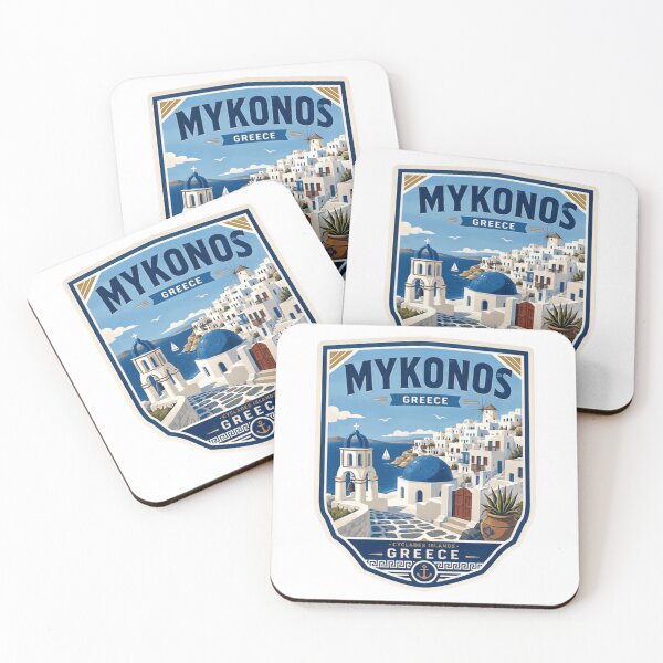 Item preview, Mykonos Greece Cyclades Islands Traveler Vacationer Souvenir designed and sold by Simsimah26Parks.