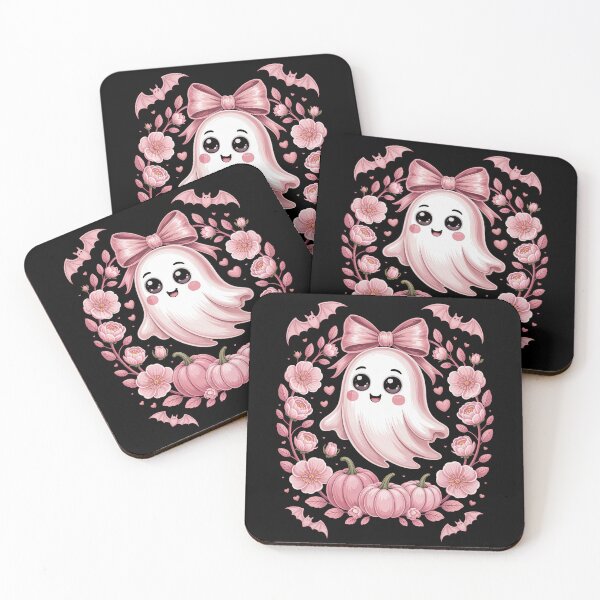 Item preview, Cute Pink Ghost Floral designed and sold by jkrphoto.