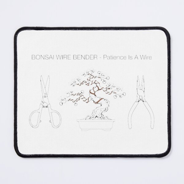 Item preview, Bonsai Wire Bender Patience Is A Wire Minimalist Bonsai Artist Line Art designed and sold by TauqeerArts.